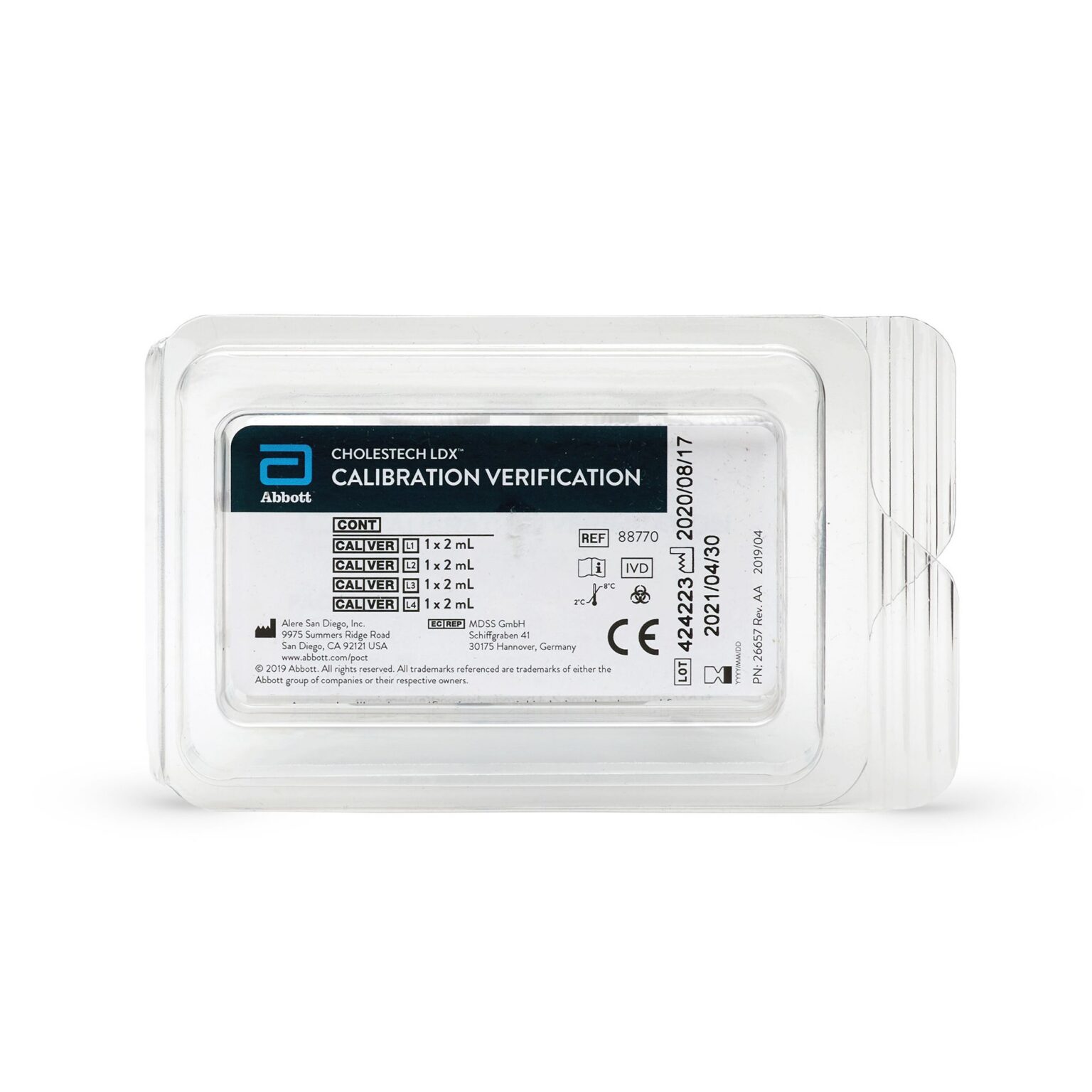 Cholestech LDX Calibration Verification – Stat Technologies